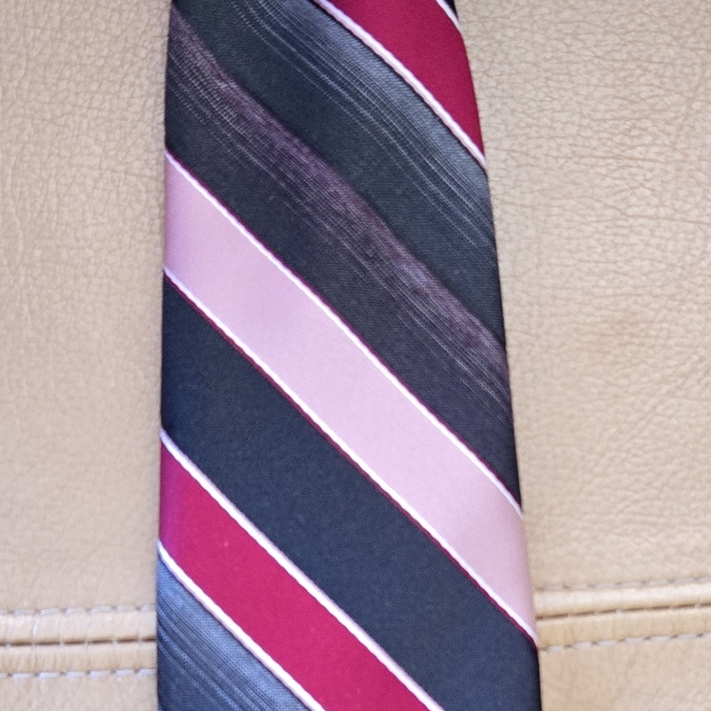 Vintage Clip-on Tie Gray